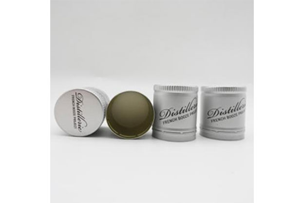 UV printing custom logo on aluminium cap